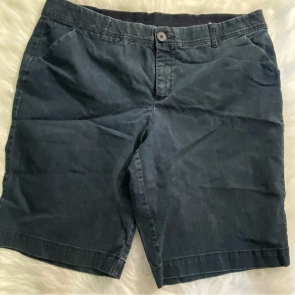 CJ Banks Shorts Women’s Plus Size 20W Blue‎ Jean Pockets